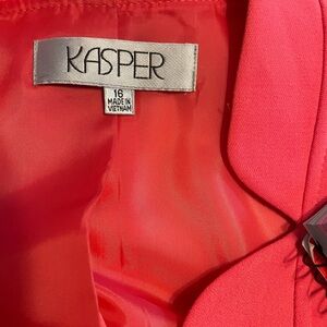 Kasper Pink Blazer Stylish Suit Jacket